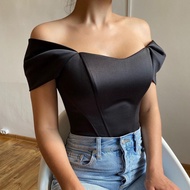 European-American Style Summer Fishbone Corset Tube Top Vest - HY21553