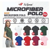 LEFONSE [LADIES CUTTING] Plain Microfiber Slim Fit Polo Shirt Baju Berkolar Kain Jersi - M2000F