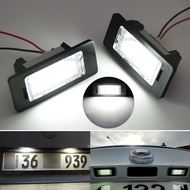 2Pieces Canbus Led Number Plate Lamp White License Plate Light For BMW E39 M5 E70 E71 X5 X6 M5 E90 E