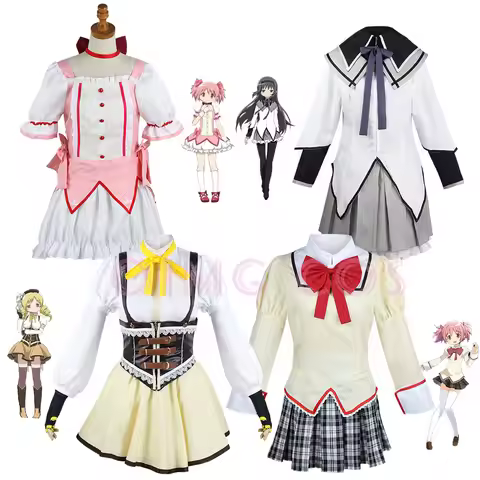 Kaname Madoka Akemi Homura Cosplay Costume Puella Magi Madoka Magica Adult Carnival Uniform Anime Ha