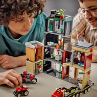 Disney | 808pcs Famous Hero Movie Oscorp Tower Battle Scene 76324 Building Blocks Sets Model DIY Cre