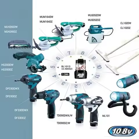 🏆 Makita 10.8v Battery 3Ah,makita Rechargeable replacement BL1013 BL1020 BL1030 battery,TD090D LCT20
