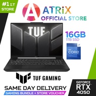 Express DeliveryASUS TUF Gaming F16 FX607JU-N3072W 16.0" Full HD+ 1920X1200 IPS Level Core I7-13650HX GeForce RTX 4050 16GB DDR5 1TB SSD Win11 Home 2 Warranty