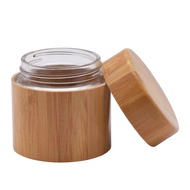 30ML 60ML 90ML 120ML Customised logo Food Storage Package Jar  Bamboo Wood Glass Jar Stash Jar Bottl