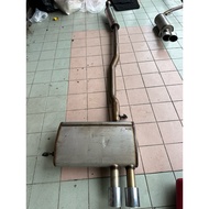 mini cooper s f56 JCW exhaust muffler piping