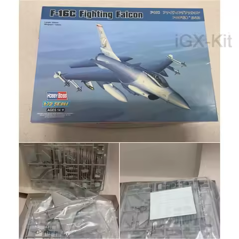 Hobbyboss 80274 1:72 Scale General Dynamics F16 F16C F-16C Fighting Falcon Plastic Assembly Building