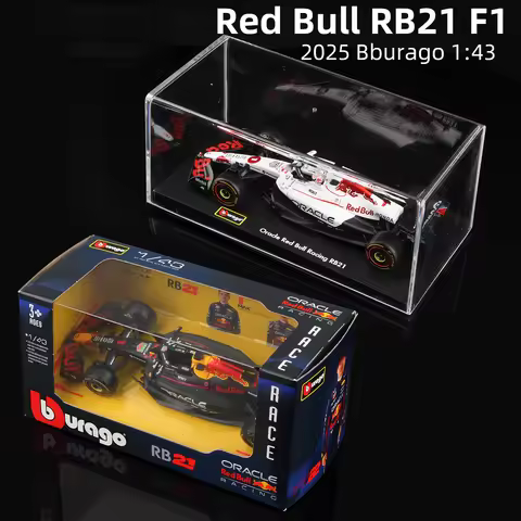 Bburago 2025 F1 1:43 Red Bull RB21 Formula Car Model Static Die Cast Vehicles Collectible Racing Toy