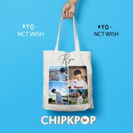 [PACKAGE SET] TOTEBAG RYO NCT WISH I RYO NCT WISH I NCT WISH KPOP I TOTEBAG KPOP I TOTEBAG NCT WISH 