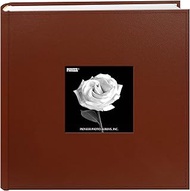 Pioneer Photo Albums 200-Pocket Sewn Leatherette Frame Cover Photo Album, 4 by 6-Inch, Brown