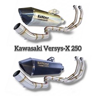 Ekzos Kawasaki Versys X 250 PNP Fullsystem Original Barickly Racing Exhaust Versys X250 Stainless St