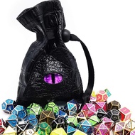 Drawstring Dice Bag PU Leather DND Dice Pouch Tarots Oracle Cards Storage Bag Gift Coins Jewelry Acc