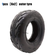 6x2 Inner and Outer Tire 6-Inch Electric Scooter Tire for F0 Air Tire Handcart Trolley Mini Electric