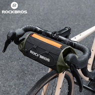 ROCKBROS Bike Handlebar Bag Front Bag Tube Bag Portable High Capacity Shoulder Bag Bike Accessories 2.4L
