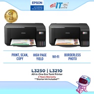 Epson EcoTank L3210 / Epson L3250 A4 Wi-Fi All-in-One Ink Tank Printer | USB 2.0 / Wi-Fi | Print Sca