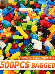 1包積木500塊1000塊小顆粒拼圖免拼出場景diy成人積木玩具