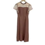 Aimer Dress Brown Lace Women Direct from Japan Secondhand