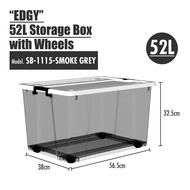 HOUZE - EDGY 16L/35L/52L Storage Box With/Without Wheels