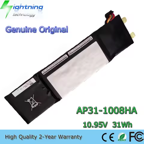 New Genuine Original AP31-1008HA 10.95V 2900mAh Laptop Battery for Asus Eee PC 1008 1008HA P31-1008H