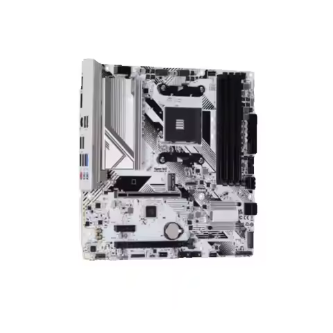 New B550M PRO SE Desktop M-ATX White Board B550 AMD Slot AM4 Memory DDR4 128GB PCIe 4.0 M.2 SATA III