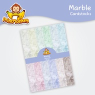 Marble Cardstock Paper Pack | A4 & A5 | Glossy & Matte | Print Monkey