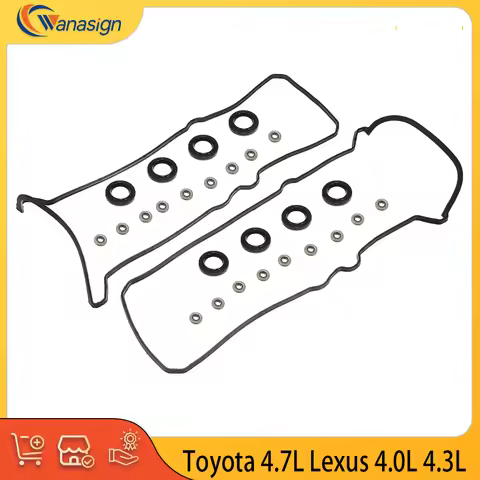 Engine Valve Cover Gasket Set Fit 4.0 4.3 4.7 L V8 For Toyota Tundra Lexus GS400 GS430 GX470 LS400 L