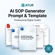 ATUR AI SOP Generator Prompt & Template | SOP Toolkit | ChatGPT Prompt | Digital Download