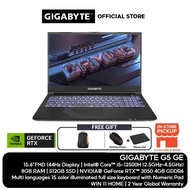 GIGABYTE G5 GE /  Gaming Laptop - ( I5-12500H 8GDR4 512SSD / RTX3050 4GDR6 / RTX3050 TI 4GDR6 / WIN1