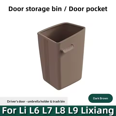 For Li L6 L7 L8 L9 Lixiang Custom Fit Car Door Liquid Silicone Storage Organizer Trash Can Umbrella 