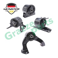 Münster Präzision Technology MIT6020 Engine Mounting Set for Mitsubishi Lancer GT 2.0 Mivec 4B11 ASX