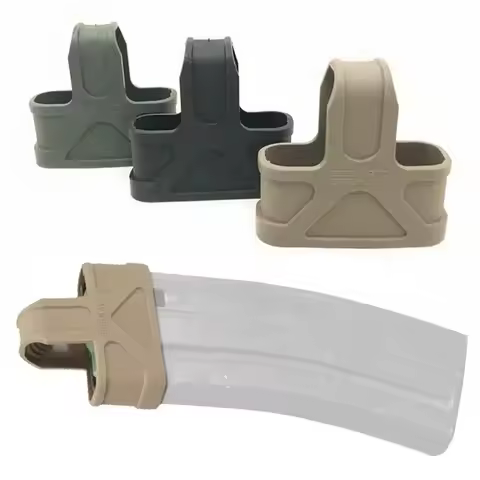 Tactical 5.56 Fast Magazine Rubber Holster Mag Pull Assist Cage Loops NATO Skull M4 M16 AR15 Paintba