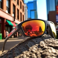 KDEAM แบรนด์แท้ ร้านไทยส่งเร็ว แว่นตากันแดดสปอร์ต ทรงโค้ง เลนส์ Polarized กัน UV400