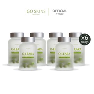 [6 Jars] Go Skins Oleara Dietary Supplement For Skin 1 Bottle Contains 30 Tablets.