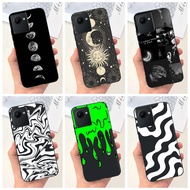 For Realme C30 C30s 2022 Fashion Moon Milk Ripple Pattern Phone Casing RealmeC30 C 30 30S 4G Soft Si