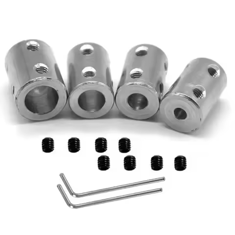 4mm/5mm/6mm/8mm/10mm 45# Steel Rigid Shaft Coupling Coupler Motor Transmission Connector Sleeve D14L