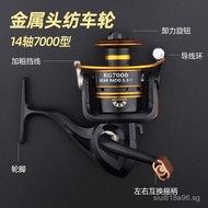 Fishing Reel Spinning Reel Sea Rod Water Fishing Reel Metal Sea Rod Lure Reel Fishing Line Semi-Meta