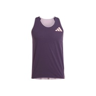Adidas Running Tank Top Mens Black Purple IW6111