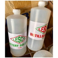 ▪ ◣ ∎ ✘ ﹊ BATTERY SOLUTION DISTILLED WATER LESCO FOR CAR MOTOR OUTLAST BATTERY NG MOTOR TUBIG NG BA