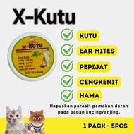 SmartCat X-KUTU Kurap Pepijat Cengkenit Kutu Kucing Anjing, Cat Dog Antiflea Earmites Kutu Babi