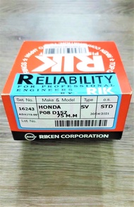 แหวน แหวนลูกสูบ HONDA D15B D15B6 D15B2 PO8 [แหวนน้ำมันหนา 2.8MM] RIK JAPAN RIKEN สินค้ามาตราฐาน N0-_