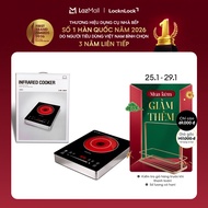 EJI421 - Bếp hồng ngoại Lock&Lock Thích hợp với mọi loại nồi chảo từ 12-26cm - 8 mức độ nhiệt Hàng