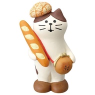 日本 DECOLE Concombre 山貓麵包店公仔/ 麵包狂熱貓