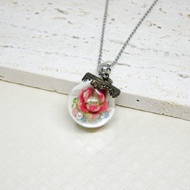 晃晃閃閃多肉項鍊 桃太郎 黏土 甜美  個性