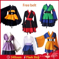 Naruto adult Japanese kimono cosplay kids Akatsuki Cloud Print Uchiha Sasuke hyuuga Hinata costume d