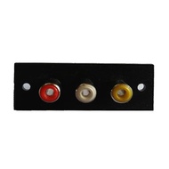 3PIN RCA SOCKET 3 PIN RCA SOCKET 3 HOLE RCA FEMALE 3 HOLE RCA SOCKET