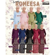 ✨RAYA 2025 ROMEESA KURUNG SONGKET S M L XL ▪️Baju Kurung Moden Sulam Kain Corak Songket Kurung Nikah