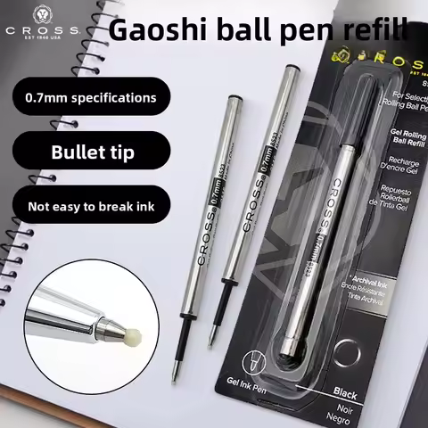 CROSS Replace Refill Roller-Pen Ballpoint Pen Gel Pen Refill Black Single Pack Writing Stationery Ac