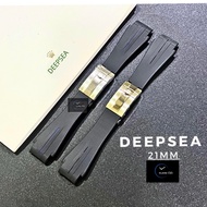 Comfort Quality Deepsea Silicone Rubber Strap Watch Strap 21mm