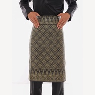 💥💥 Sampin Songket Hitam emas (Black Gold Samping Pengantin/Bestmen) Baju Raya 2024 siap jahit lembut