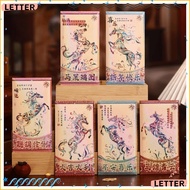 LETTER 6pcs Red Envelope, Cartoon Pattern Traditional Design Lucky Money Bag, Individualized Paper M