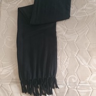 Turban Scarf/ rida SOLO PLAIN BLACK Igal Head Cover C1H2